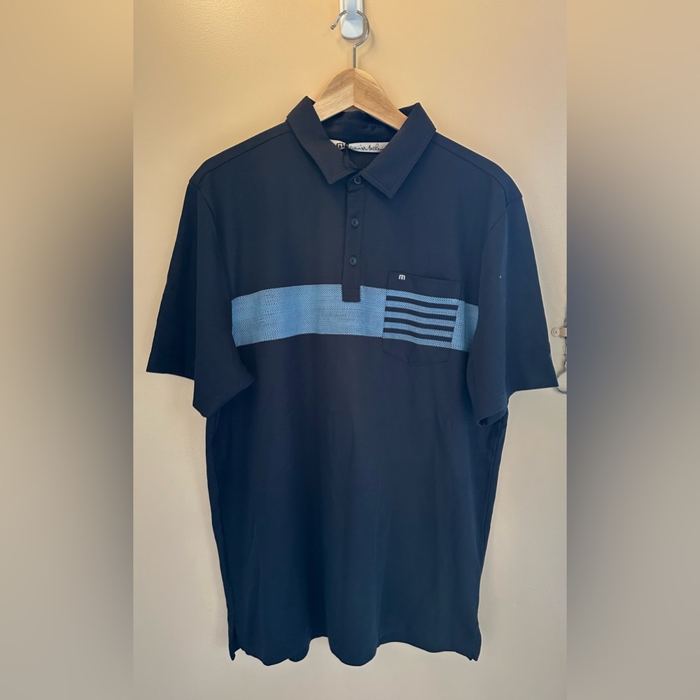 NWT Travis Mathew Polo Size Large - Navy Blue